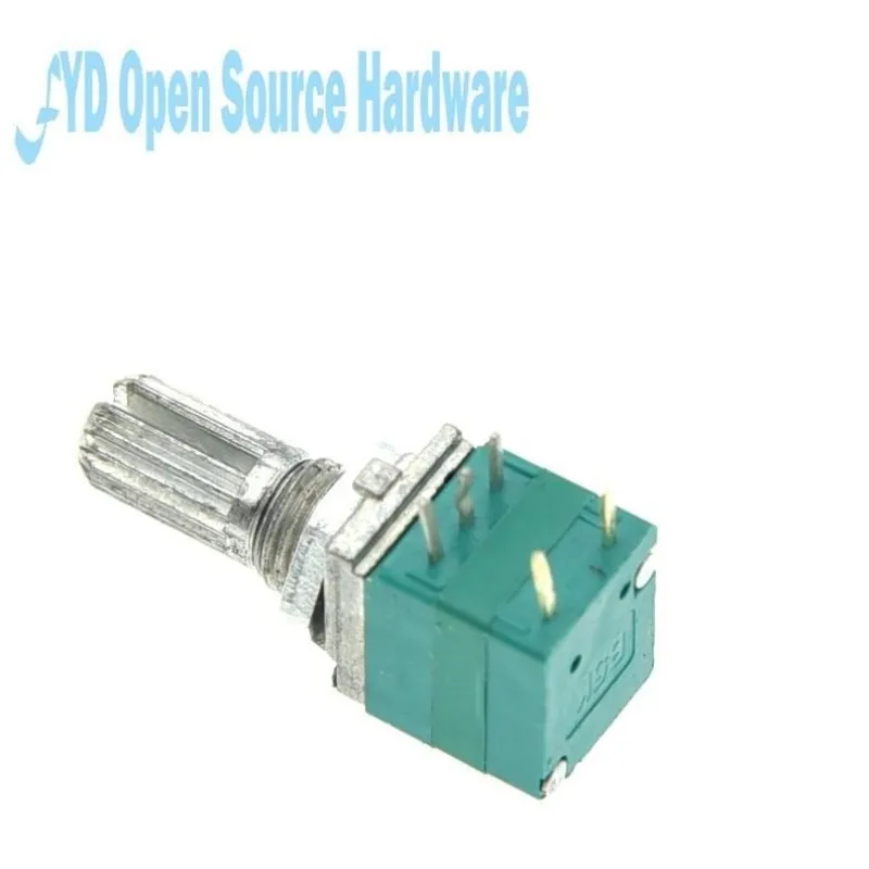 10pcs 5pin RV097NS single linked B5K B10K B20K B50K B100K B500K Turn Knurled Shaft Single Linear Rotary potentiometer