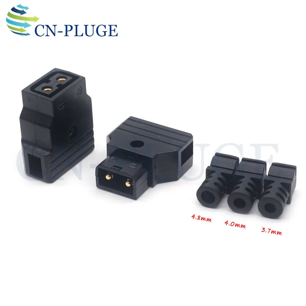 D-TAP Plug DTAP Male DTAP-B Female, V Connector ARRI/RED/Canon Camera DIY Power Cord Plug 3.7/4.0/4.8mm Wire Diameter