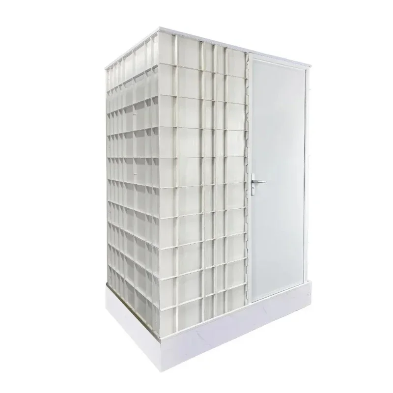 b7-Modern fully enclosed integrated aluminum prefabricated bathroom unit for easy sliding toilet accessories shower room