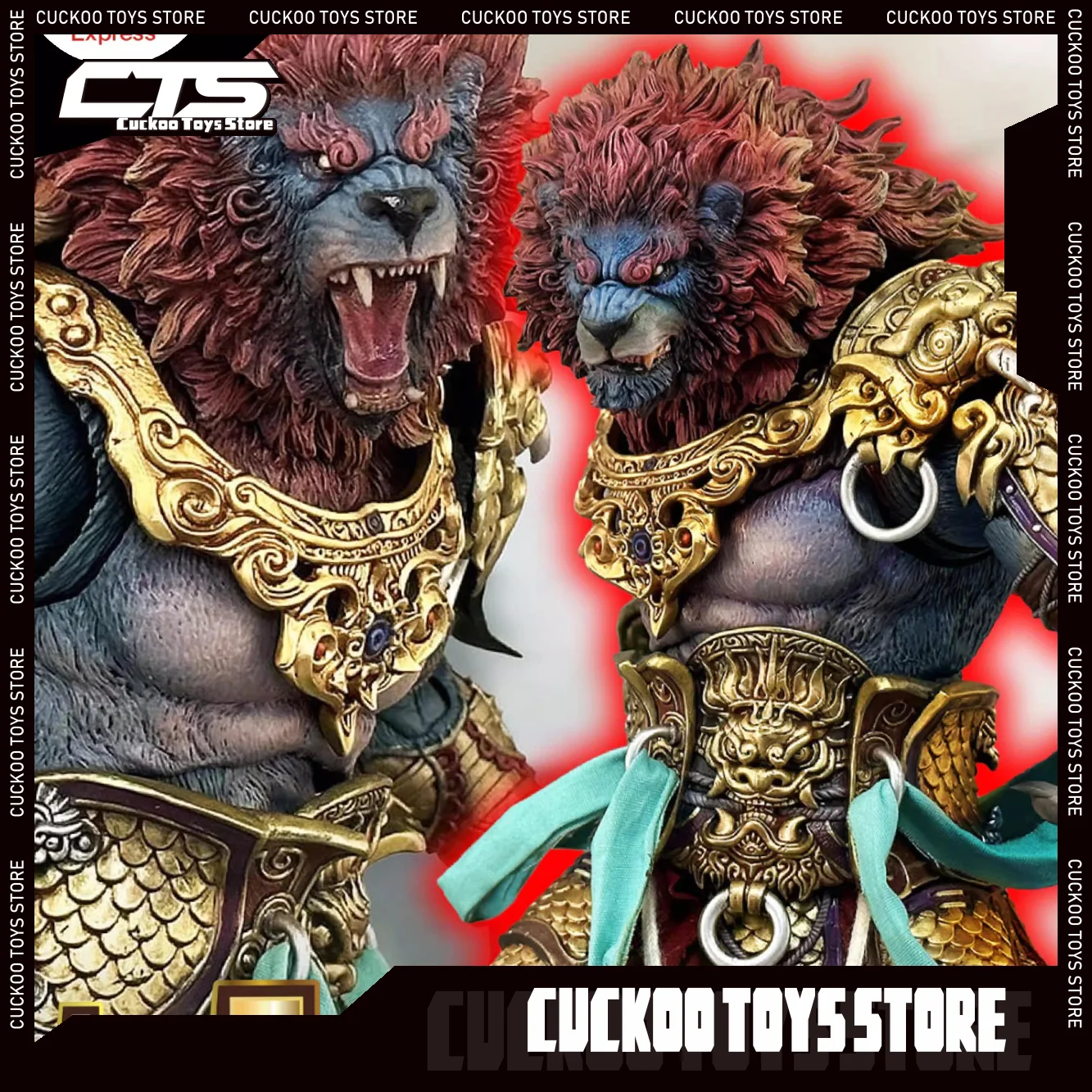 

New In Stock Fury Toys Azure Lion The Record Of The Mountain And Sea Demon God Demon Kings At Lion Gamel Ridge 1/12 Toys Gifts