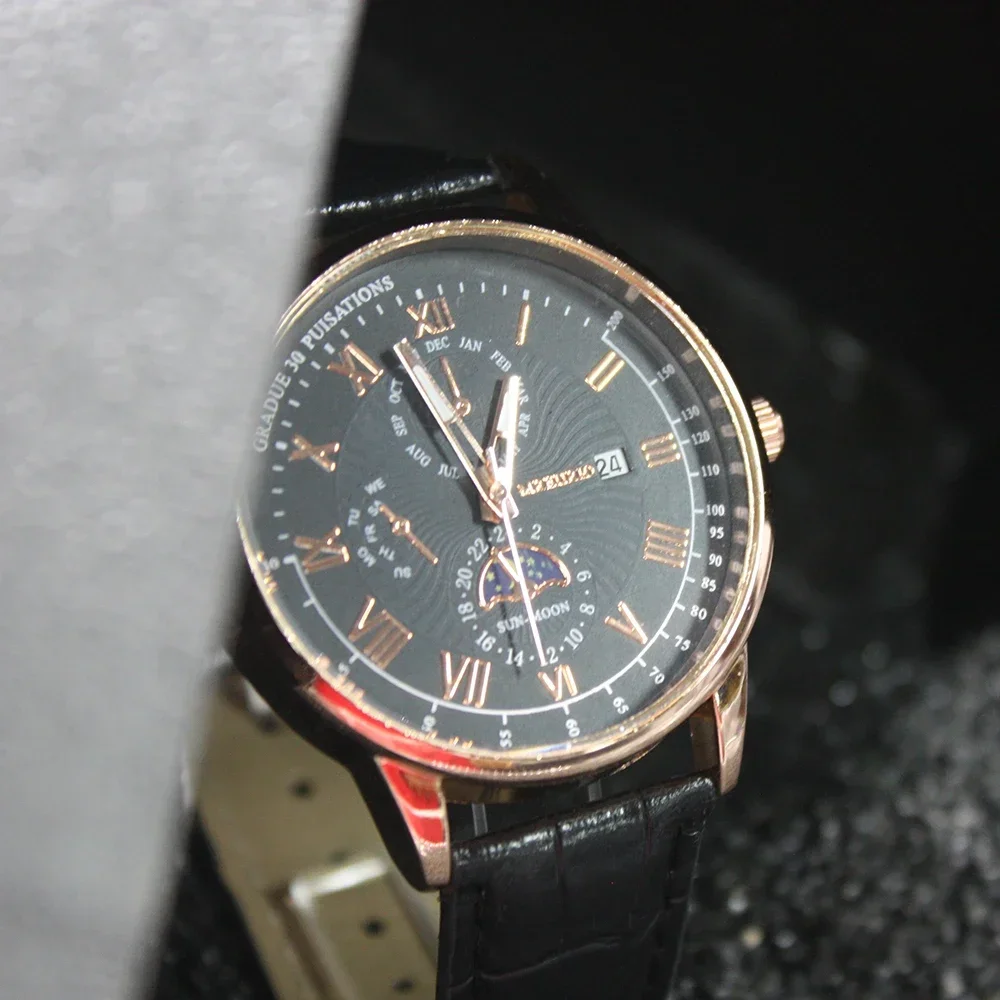 ชุดนาฬิกาควอทซ์ปฏิทินมัลติฟังก์ชัน5ชิ้นสร้อยข้อมือดิจิตอลดิจิตอลแบบเรียบง่ายสำหรับนักเรียนประกอบด้วยกล่องสร้อยข้อมือ