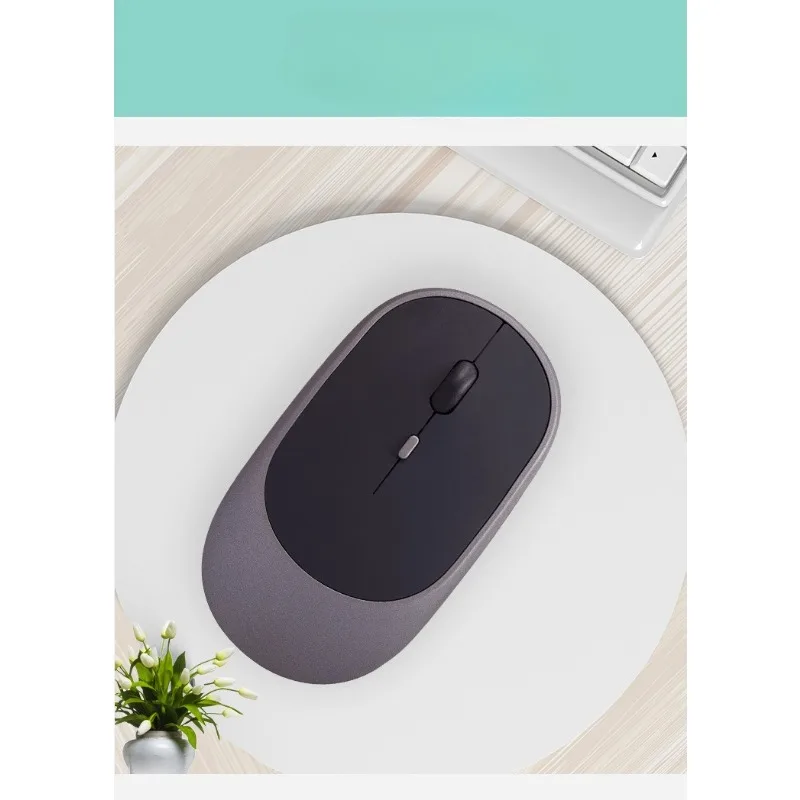 Mouse sem fio Bluetooth modelo duplo 2.4G 600mAh Bateria de grande capacidade, botões de tom claro para jogos e escritório