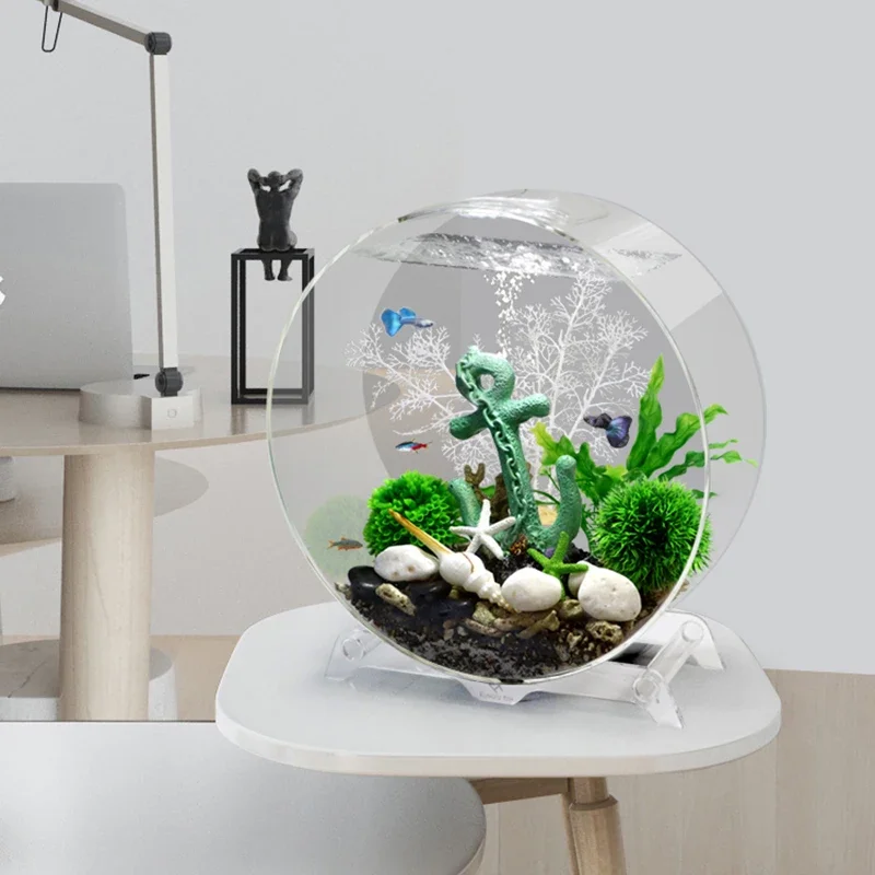 Filtracja krajobrazu Dekoracja akwarium Cobble Aquatic Pet Supplies Corporation Fish Tank Desktop Aquarium Pour Aquarium