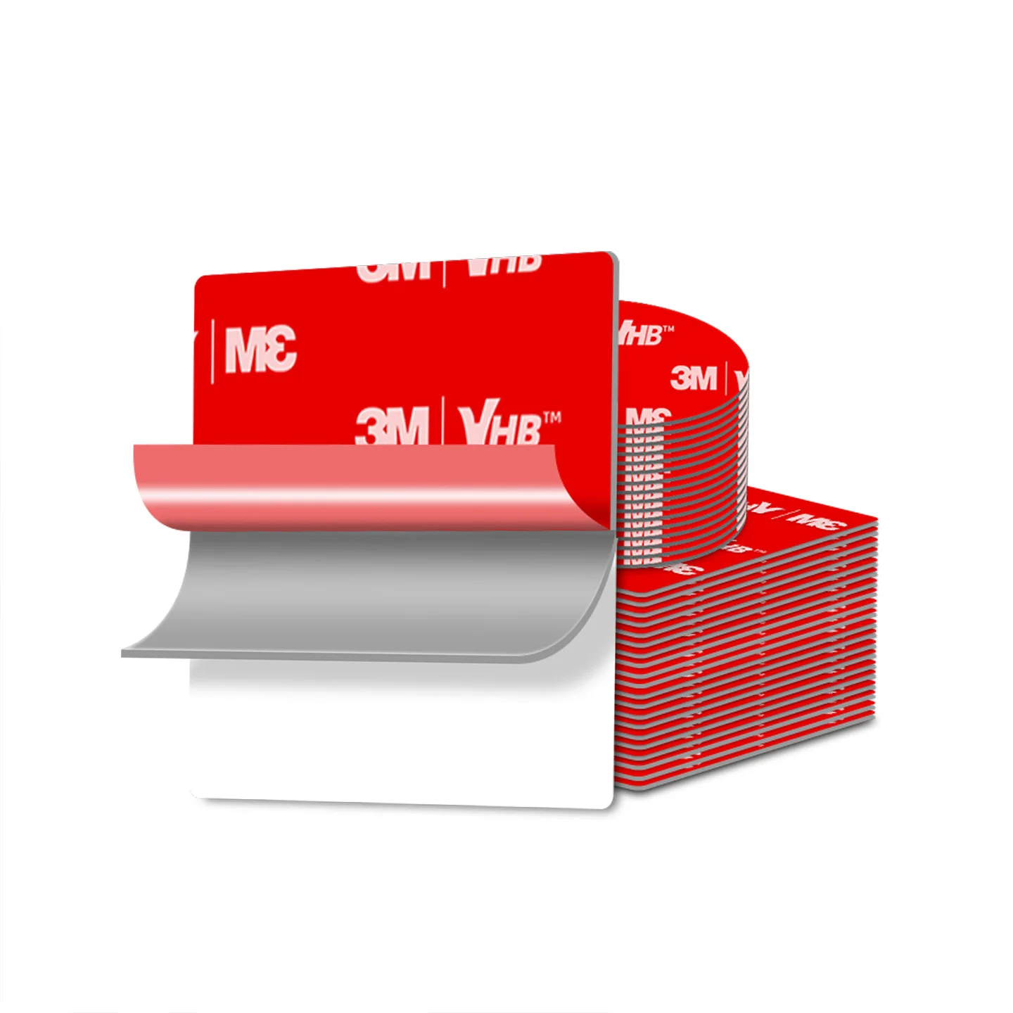 5Pcs 3M 5608 Vhb Double Sided Tape Pads Heavy Duty Waterproof Foam Adhesive Sticker Strong High Temperature Resistant