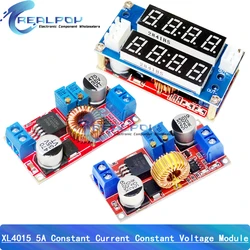 XL4015 2 in 1 5A Adjustable Power CC CV Step-down Charge Module LED Driver Voltmeter Ammeter Constant current constant voltage