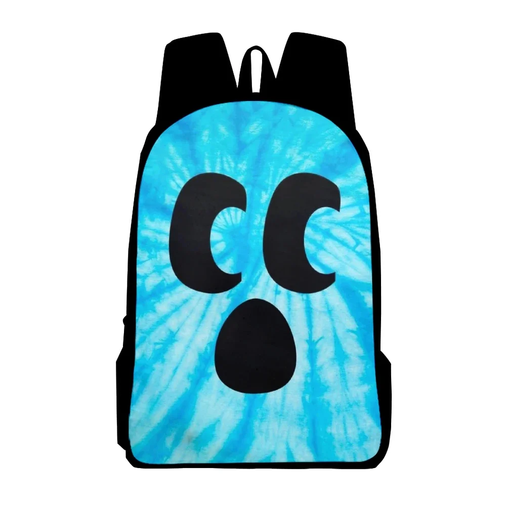 Diamond Craftee Face Tie Dye mochila para niñas y niños, mochilas de Anime de viaje para adolescentes