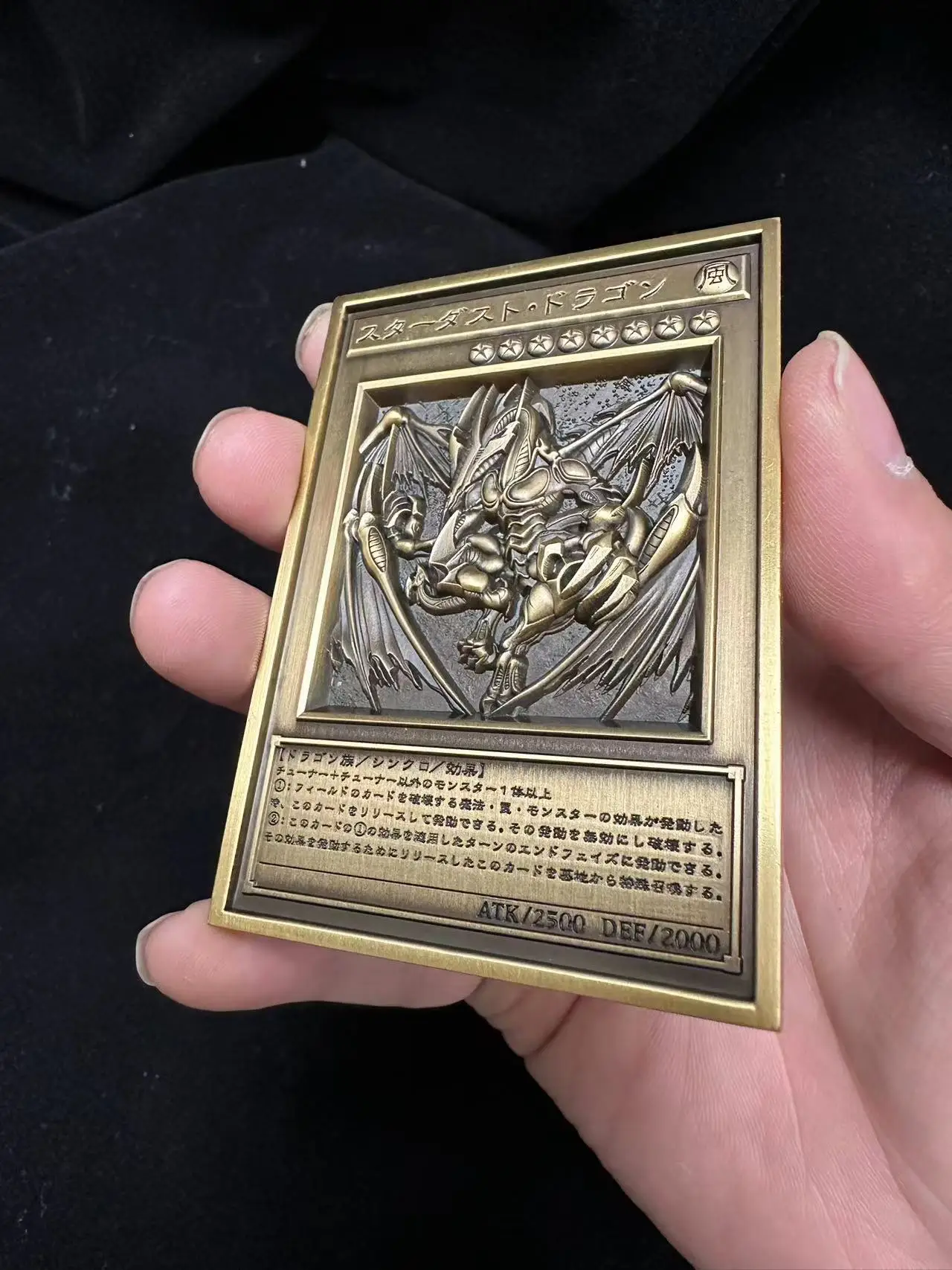 Yu-Gi-Oh! Embossed Metal Card 25Th Anniversary Blue-Eyes White Dragon Dark Magician Girl Diy Official Card Game Boy Collection