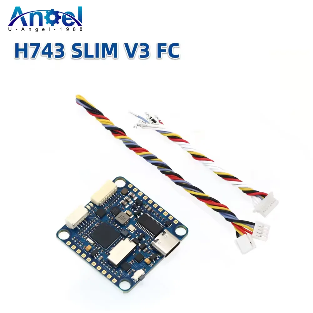H743 WING V3 3-8S /H743 SLIM V3 STM32H743VIT6 5V 2A BEC 2-8S F7 Controllore di volo per FPV RC Racing Drone Modello Accessori