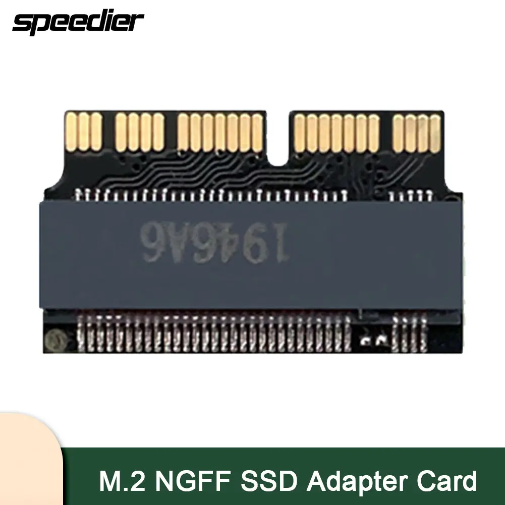 

Карта адаптера SSD M.2 NGFF на 2013 A1465 A1466 для твердотельного накопителя 128 ГБ, 256 ГБ, 512 ГБ, совместимая с Apple MacBook pro