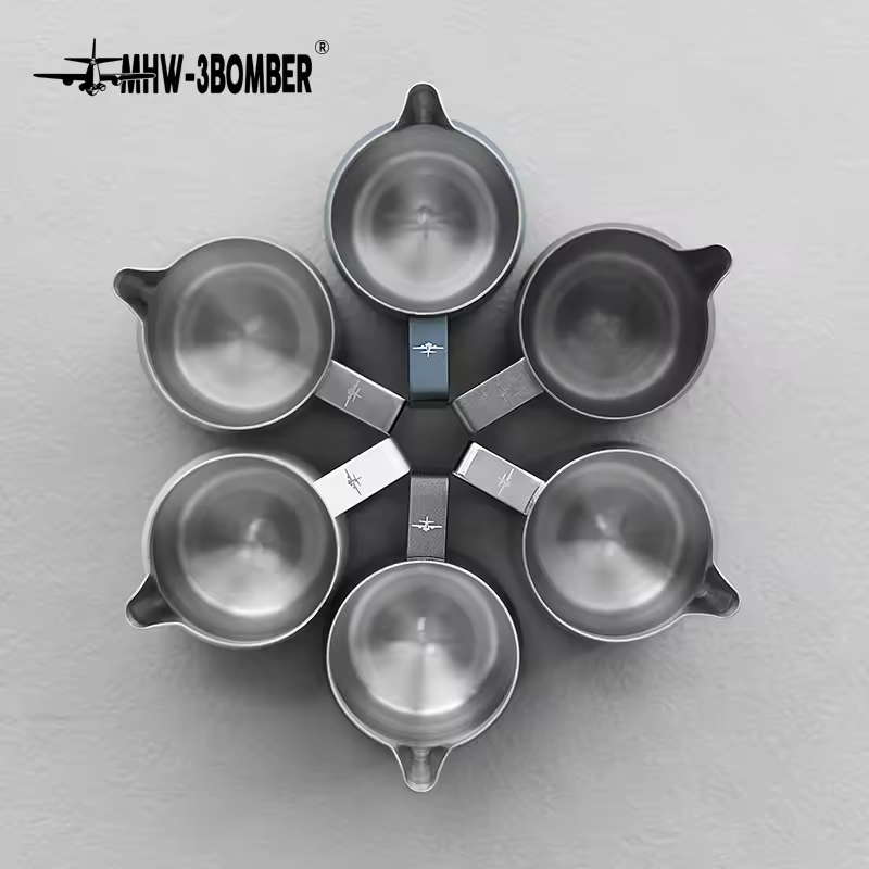 MHW-3BOMBER 350ml 450ml Turbo Milk Frothing Pitcher Steaming Pitchers Professional Milk Foam Jug Home Barista Kitchen Accessorie Похожие на AliExpress