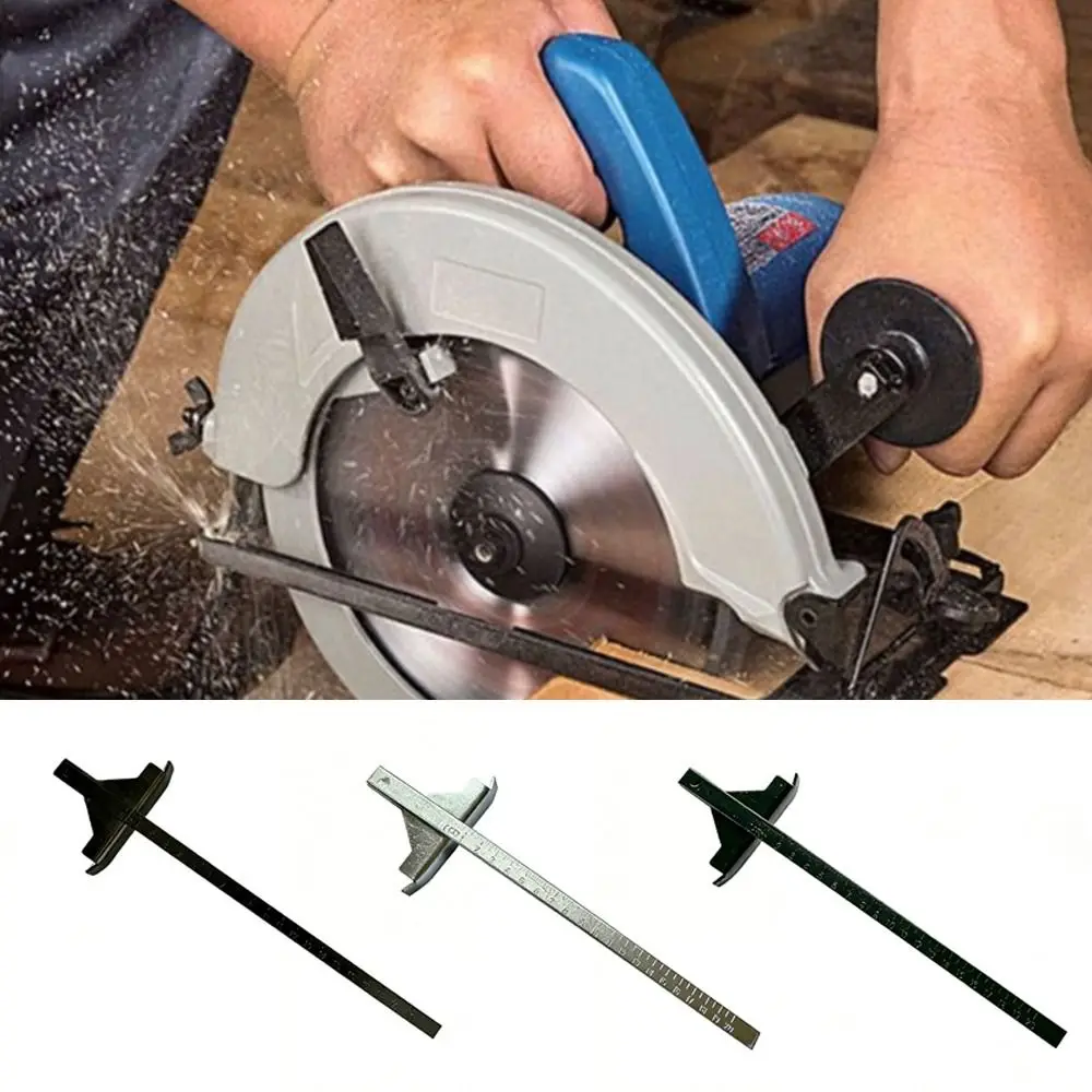 With Scale Circular Saw Guide Straight Edge Universal Power Tool Guide Stainless Steel Positioning Calipers Woodworking