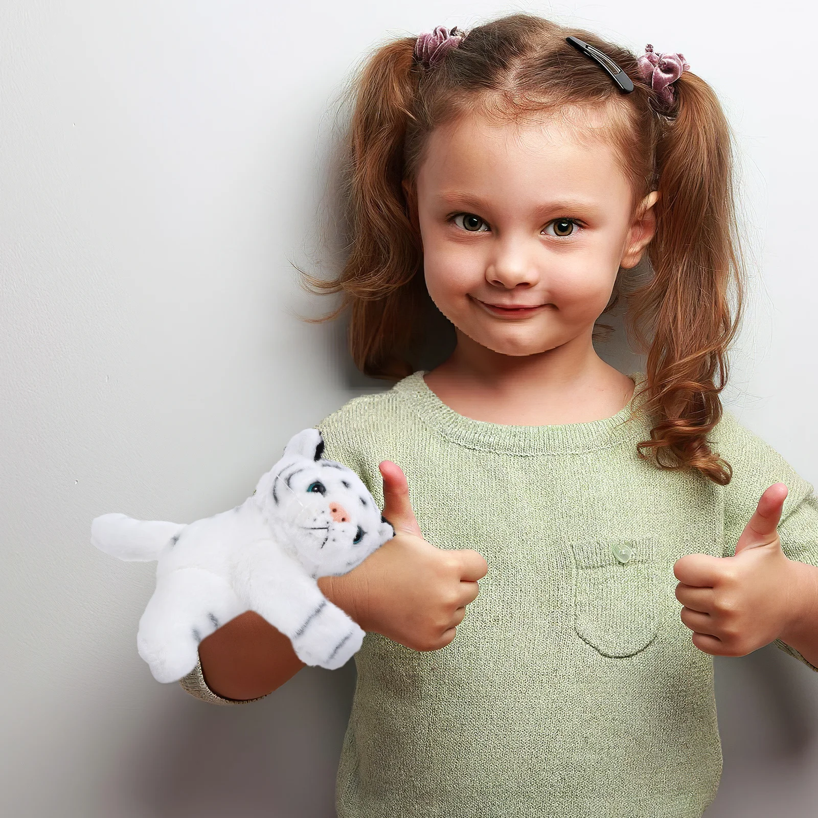 

Animal Slap Bracelet with Cute Tiger Design Soft Wrist Hugger for School Rewards Classroom Treasure Box Stocking Stuffers