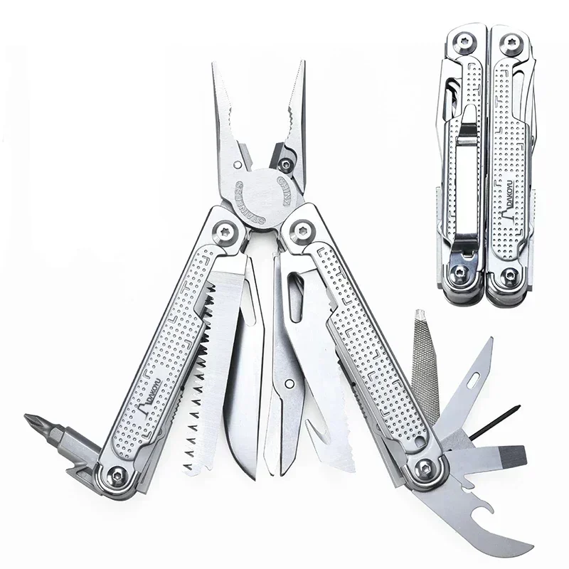 DOKOYU 20 in 1 7CR17 Multitools Tangen Set Cadeaus voor Mannen Professioneel Multitool voor DIY Outdoor Camping EDC Gereedschap Zwitsers