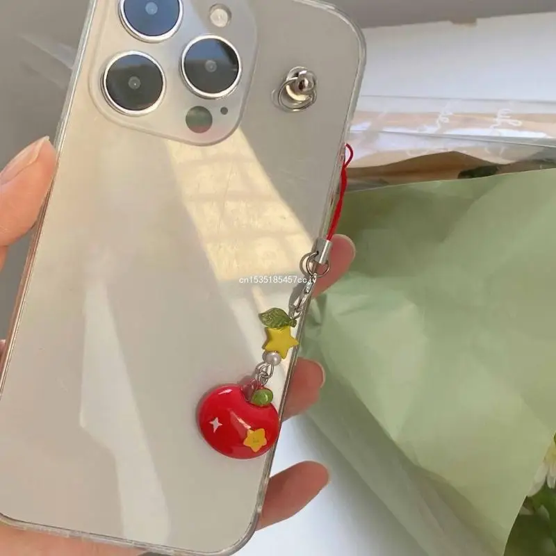 

Portable Apples Keychain Charm Decoration for Bags Phones and Keys Ornament Dropship