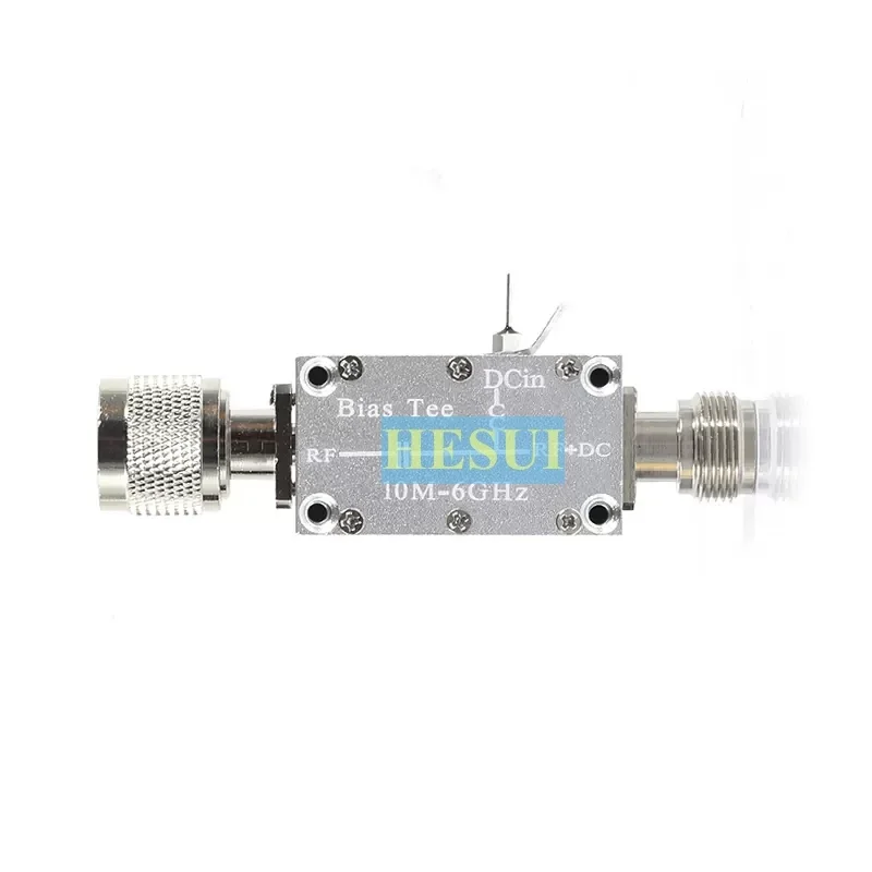 

10MHz - 6GHz N port RF DC isolator module RF feeder RF Bias tee module CNC Al shielding shell