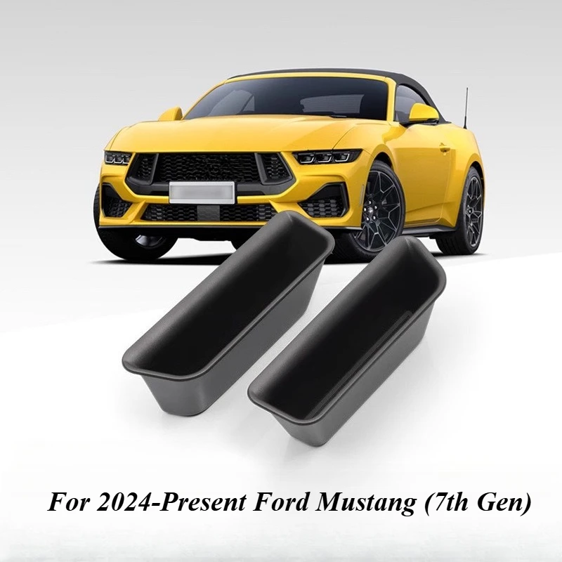Geeignet für Ford Mustang (7e Generation) Türgriff- und Türgriff-Aufbewahrungsboxen von 2024 – Aufbewahrungszubehör für Fahrzeugmodifikationen