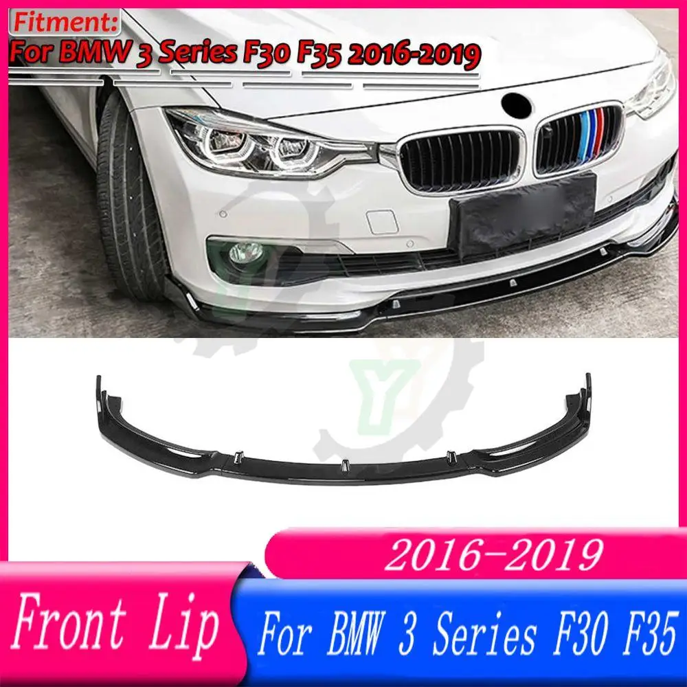 

Car Front Bumper Lip Spoiler Splitter Diffuser Detachable Body Kit Cover Guard For BMW 3 Series F30 F35 2016 2017 2018 2019