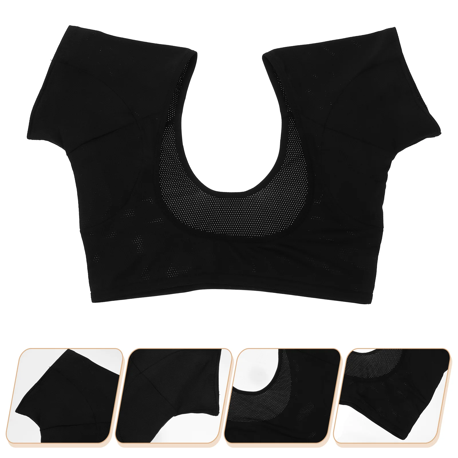 Sweat Pad Vest for Women Underarm Jacket Washable Cotton Miss Absorbortion