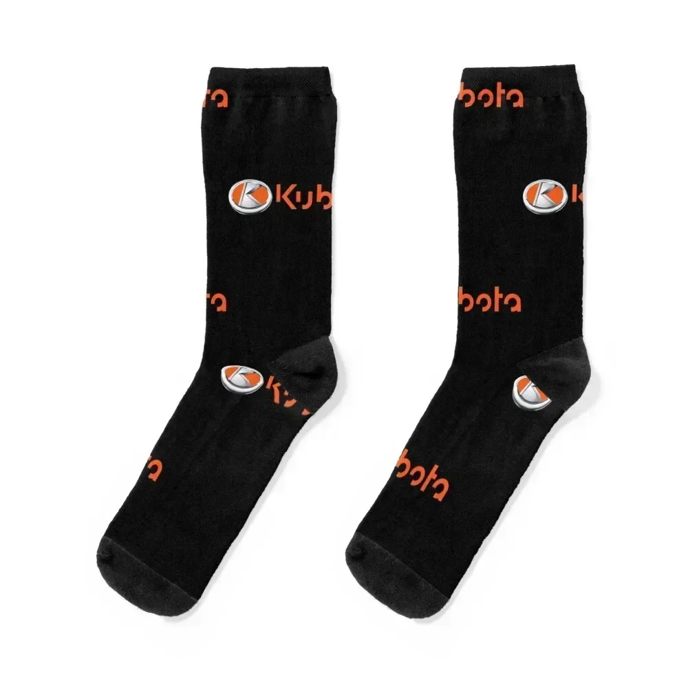 Kubota Logo (Orange Text) Socks japanese fashion sports and leisure funny sock Mens Socks Women's