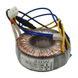 1pc 30W 30VA Toroidal Transformer 220V 50Hz Input 17V-0-17V 9V Output Amplifier Audio X-5 Preamp