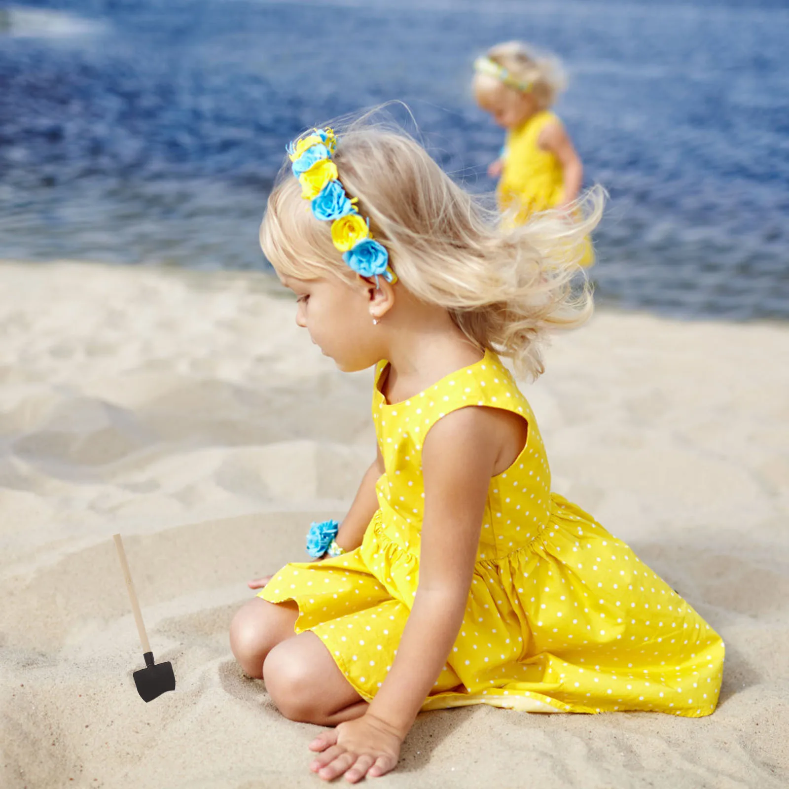 Ensemble d'outils de jardin, Mini pelle à râteau, accessoires de jeu en plein air pour enfants, maison de poupée, décor de ferme, Miniatures de jardin féerique, 4 pièces