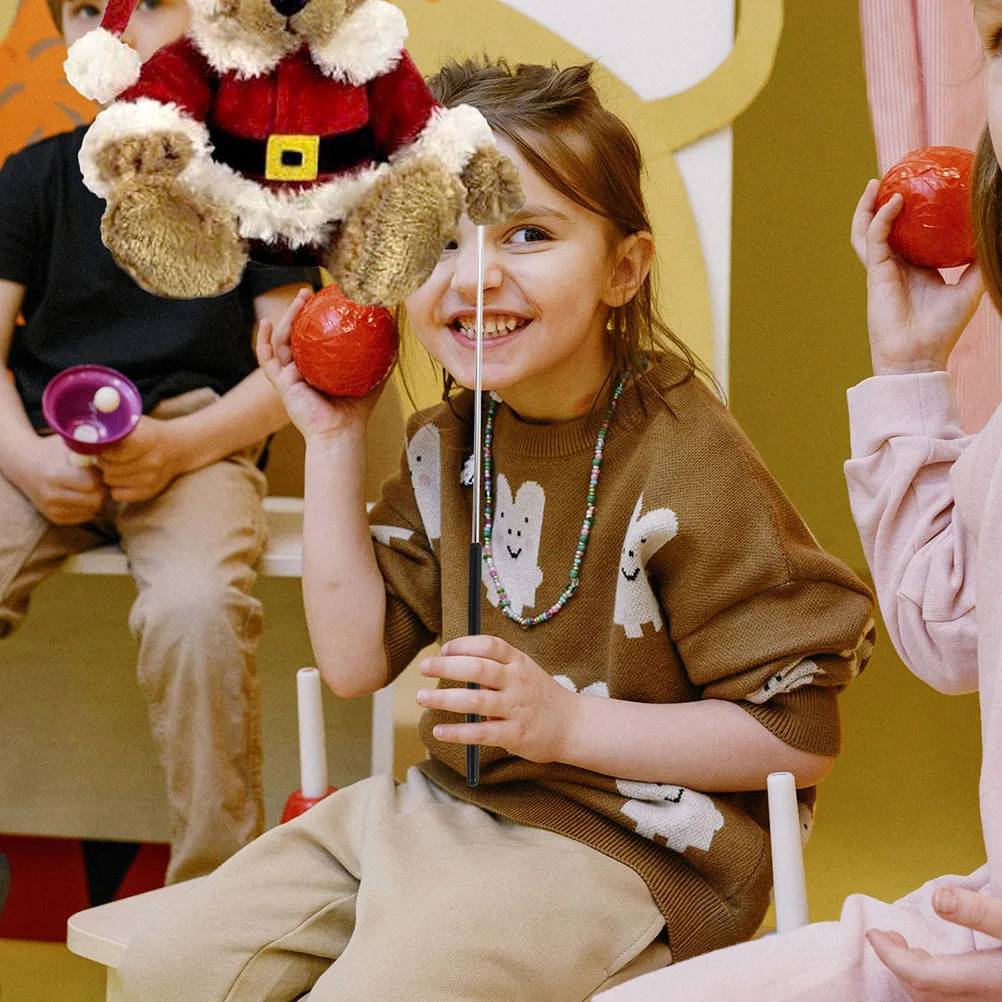 4Pcs Adjustable Hand Puppet Control Rods Metal Puppet Rods for Arm Positioning Performance Kids Family Play