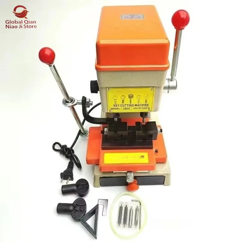 368A New-Style Car Key Cutter Duplicator Drill Machine 220v  with Fine Tuning
