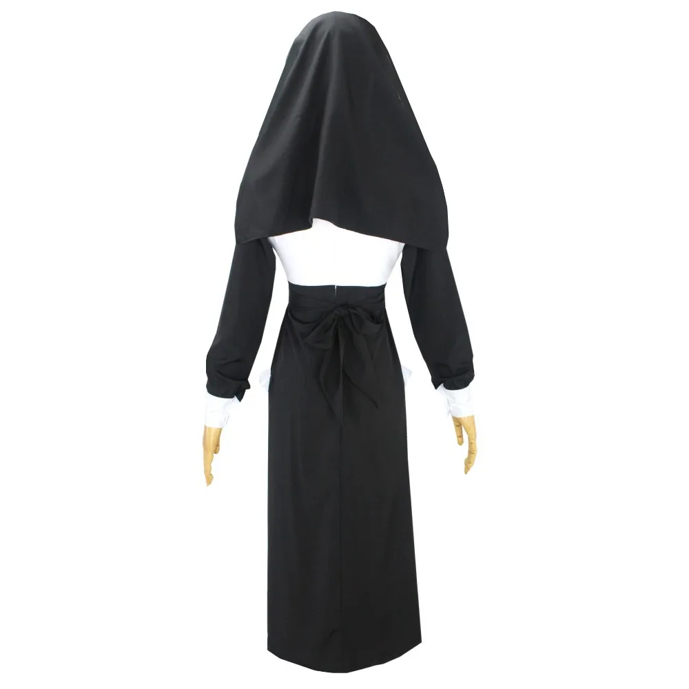 Anime Sexy Nuns Original Design Cosplay Chowbie Uniform Black Sexy Dress Large Size Halloween Costumes for Women