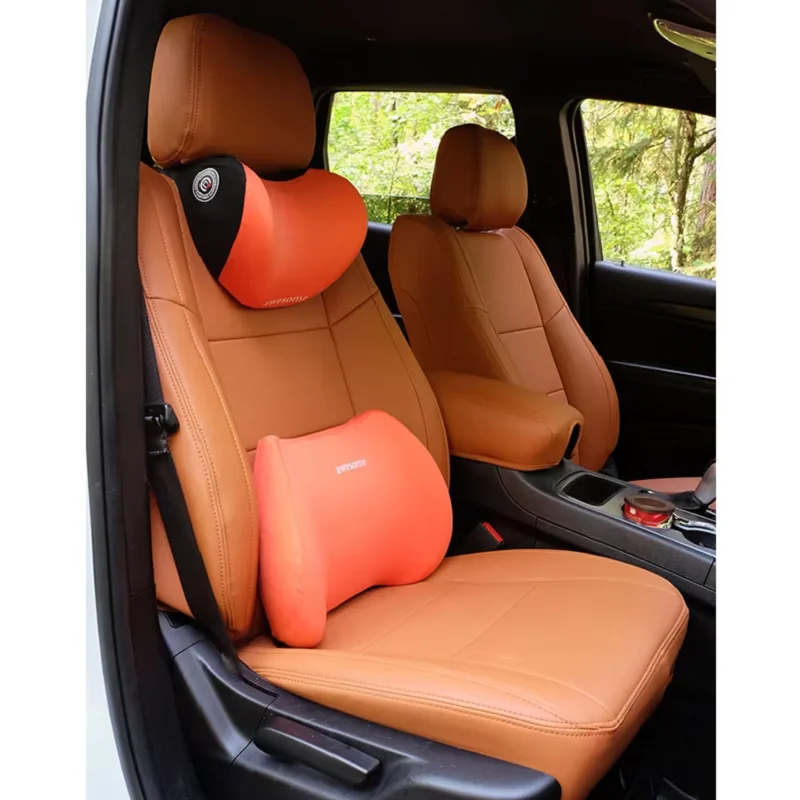 Custom Fit Car Accessories Seat Covers Full Set Middle Perforated Leather Specific for Jeep Grand Cherokee model Laredo (WK2)