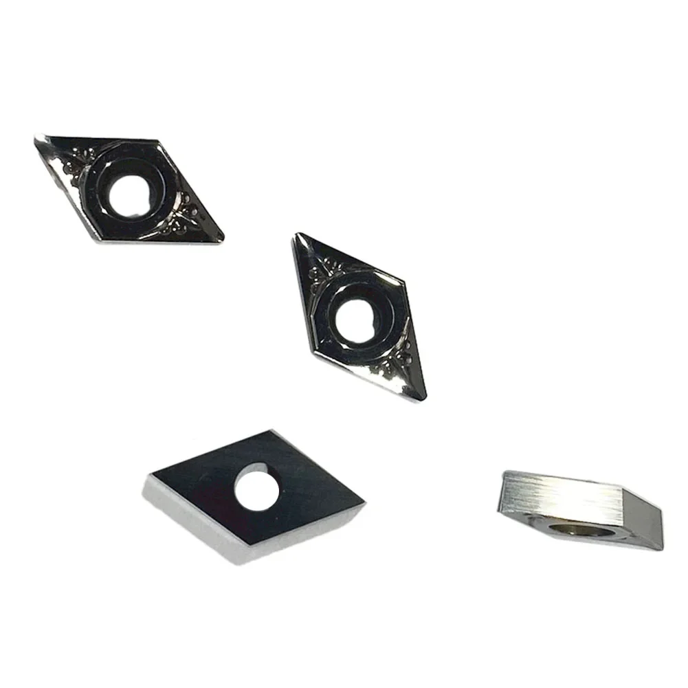 10 pz Inserto per tornio in metallo duro DCGT070202-AK H01 Inserto per tornio in metallo duro per taglio in alluminio DCGT07 Utensili elettrici Accessori di ricambio