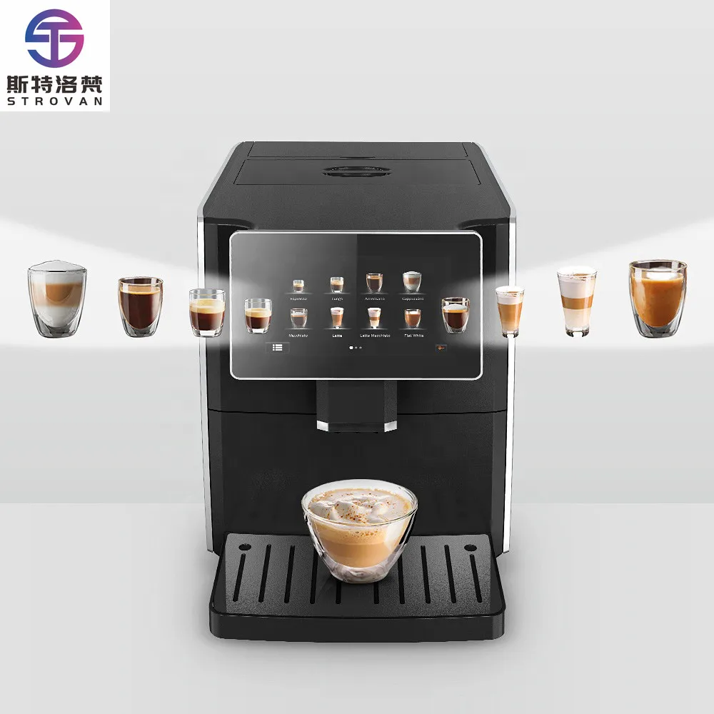 

STLF Automatic Smart Coffee Machine Five Languages Intelligent Automatic Espresso Coffee Machine