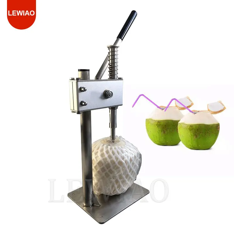 Manual Vertical Coconut Lid Opening Machine Open Coco Drilling Hole Artifact Young Coconut Hole Opener