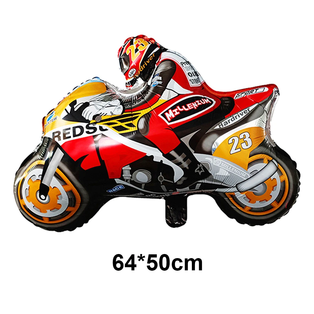 Dirt Bike Motorrad Thema Einweggeschirr Banner Ballon Kuchen Dekor Jungen Motorrad Rennen Geburtstag Party Dekoration Lieferungen – Detail 27