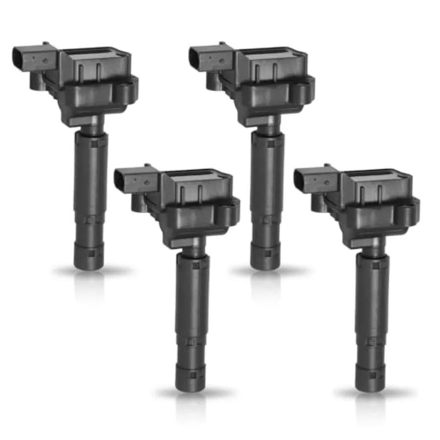 

Ignition Coil Pack Set of 4 Compatible with Mercedes Benz 20122015 C250 1.8L L4 Turbo and SLK250 1.8L L4 HighPerformance Replac