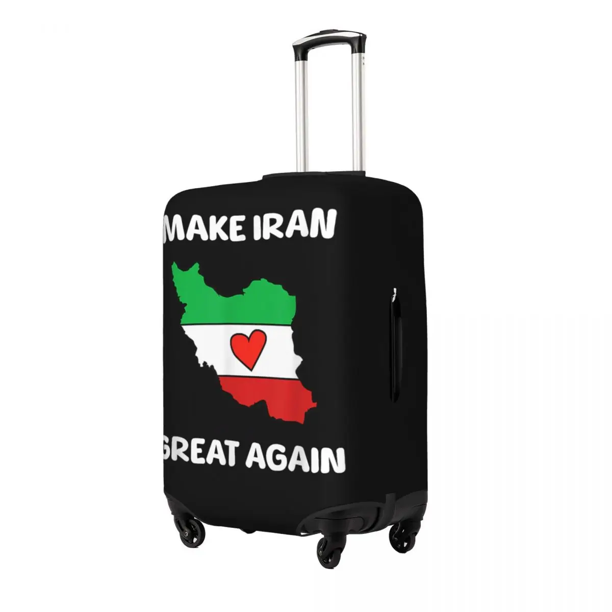 Make Iran Great Again For The Iranian People Suitcase Cover Flight Business Strectch Luggage Supplies Protection