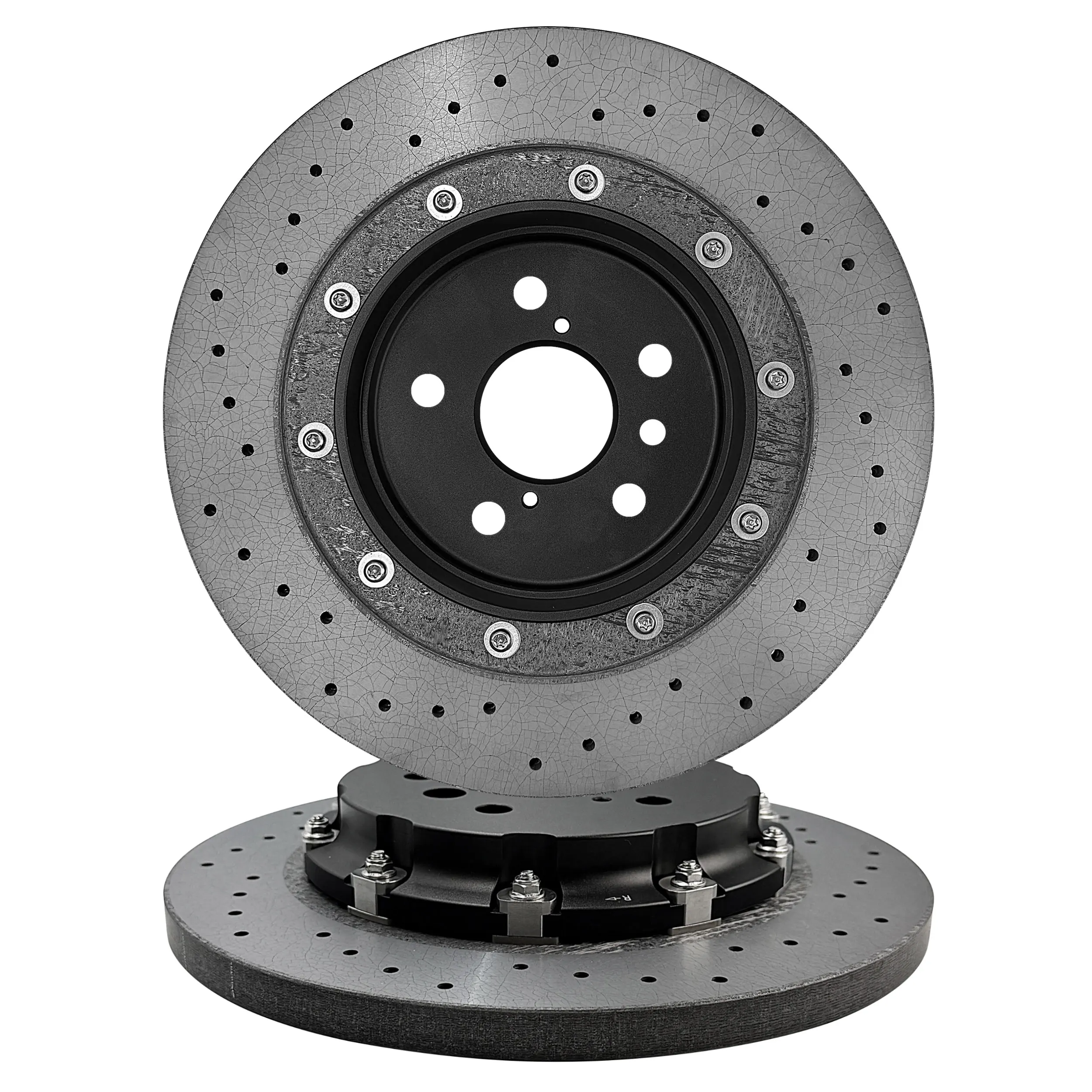 42431-52190 42432-52010 Rear 297MM 18MM Upgrade CCB Brake Rotors Carbon Ceramic Disc For Toyota