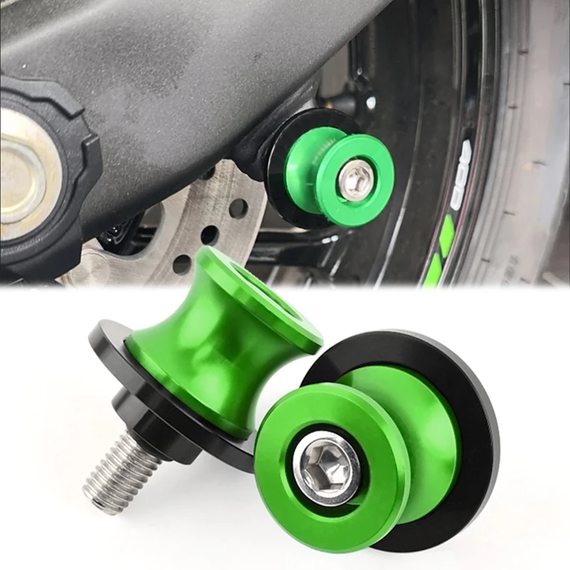 

For Kawasaki Z900 Z750 Z400 Z800 Z650 ZX6R Z Ninja 250SL 250 300 400 650 VERSYS Motorcycle Swingarm Spool Sliders Stand Screw