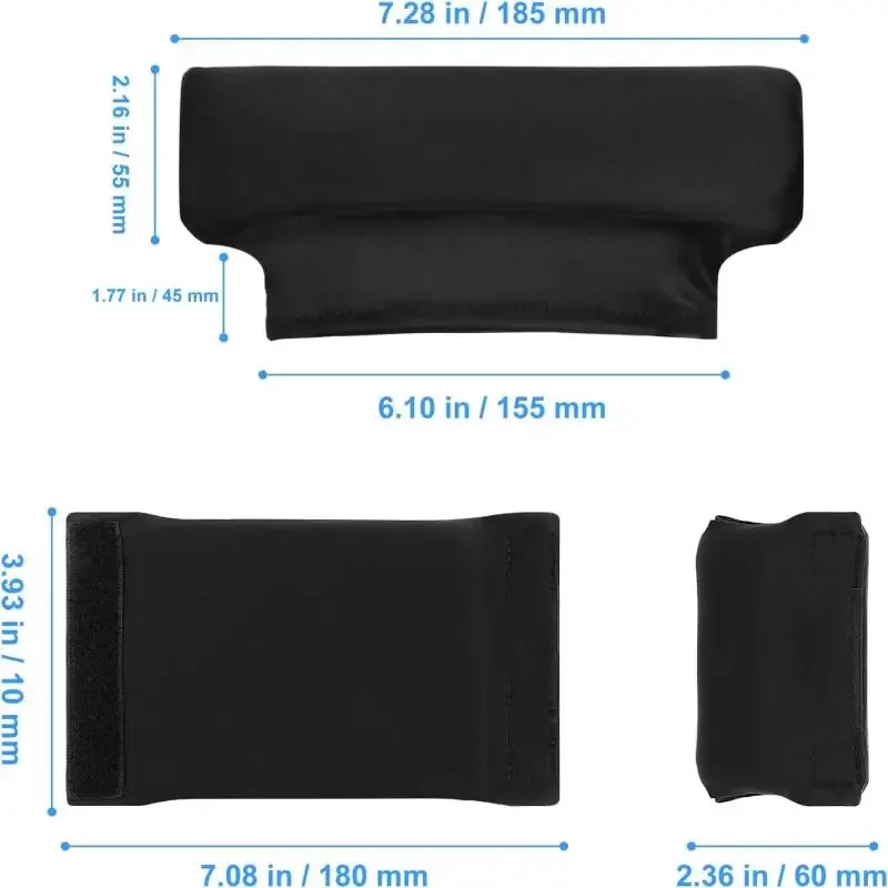 

4 Pcs Underarm Hand Grip Comfortable Feet Cap Armpit Pad Clutch Kit Elbow Cane Walking Stick Replacement Parts Anti-Slip Cover