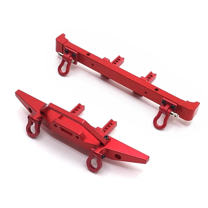 Metal Front and Rear Bumper for HB Toys ZP1001 ZP1002 ZP1003 ZP1004 ZP 1001 1/10 RC Crawler Car Upgrade Parts,A