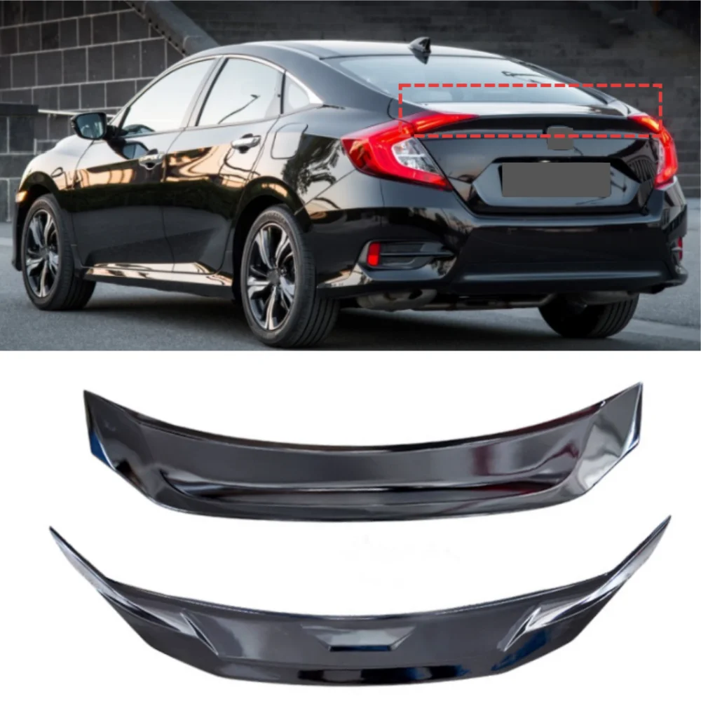 

For the tenth generation Honda Civic 2016-2020 car trunk large tail wing spoiler
