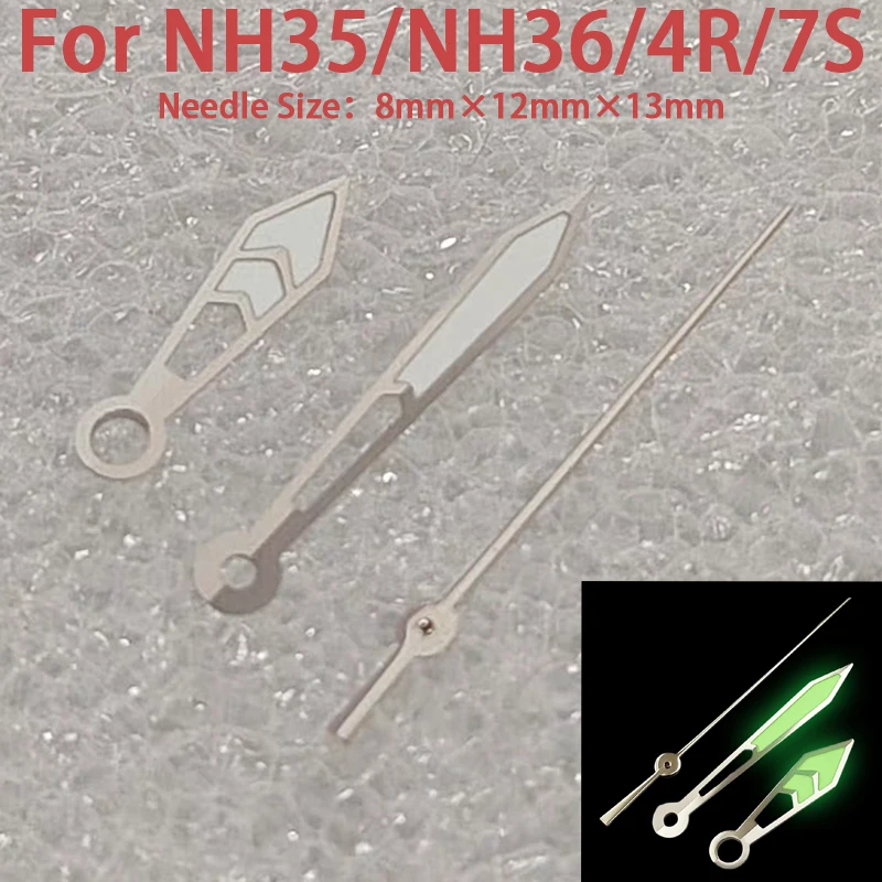 NH35 hands High Quality Watch Hands NH36 hands Watch Accessories hands Suitable for NH35/NH36/4R/7S movements green Luminous