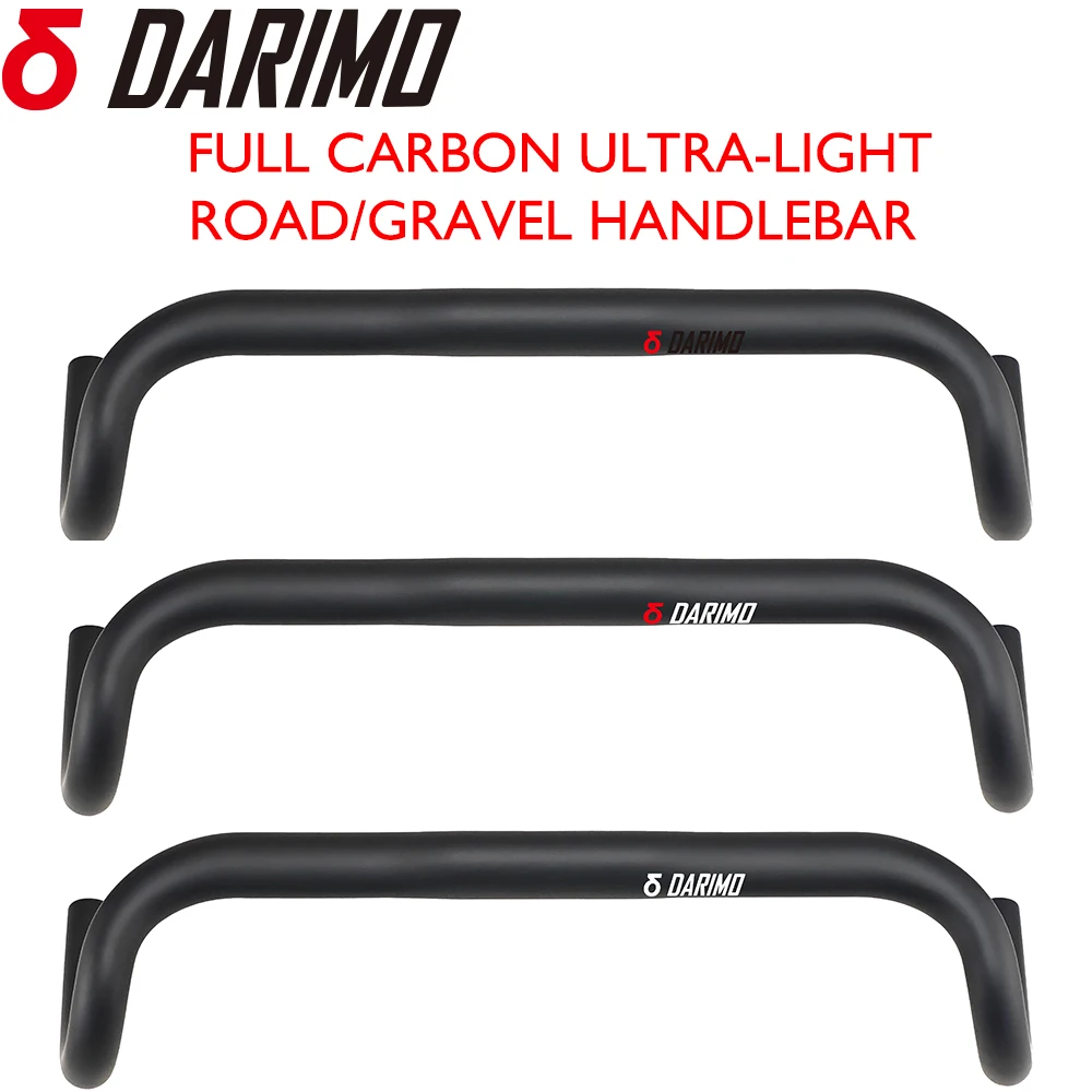 

DARIMO - Carbon fiber bicycle handle, road 0°/gravel 16°, 31.8mm, MTB/CX lightweight competition level, lightweight and durableD