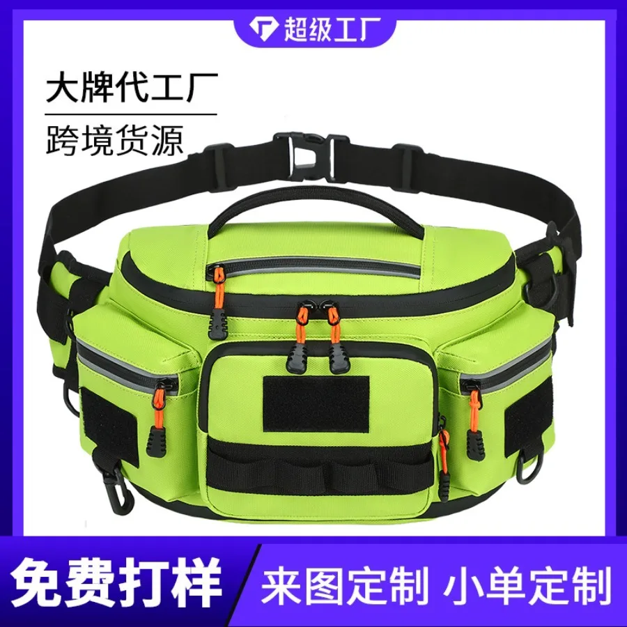 

【New style】Sports waist bag Multi-function cycling motorcycle running chest bag tactical -body bag mountaineering large-capacit