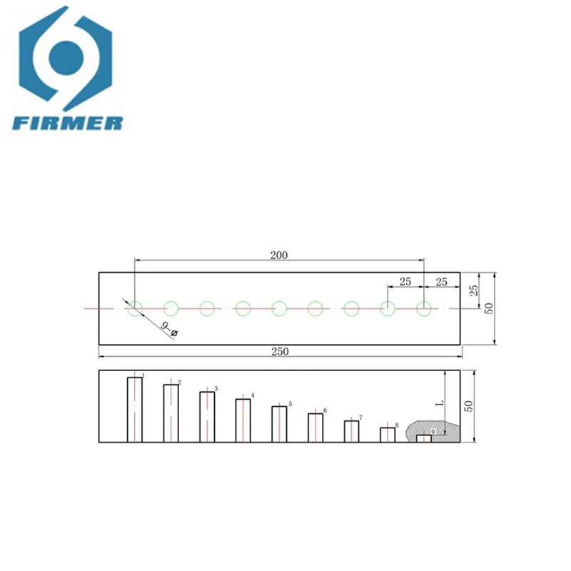 Bicrystal Straight Probe CSII-1  CSII-2  CSII-3  CSII-4 Standard Test Block JB/T4730-2005