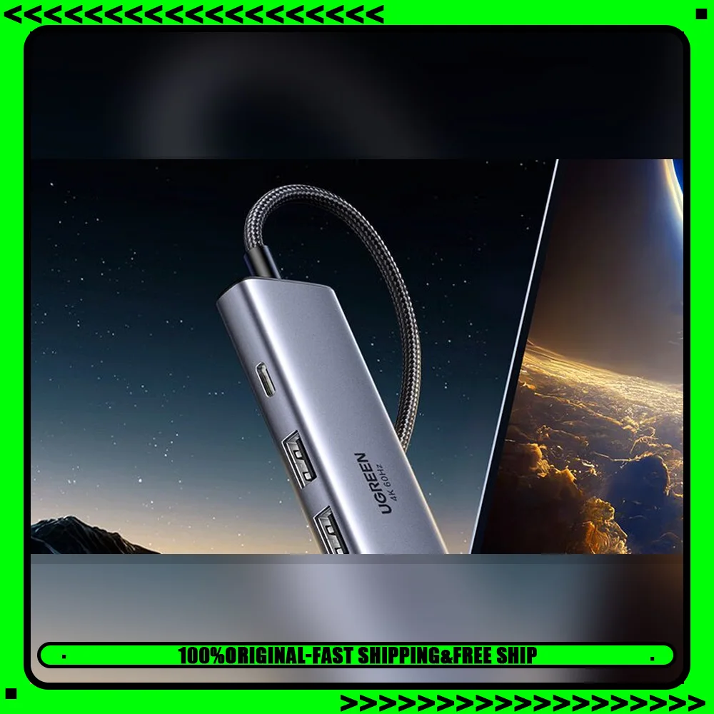 UGREEN 15597 USB C Hub 5 in 1 Docking Station 4K 60Hz HDMI 3 USB 3.0 PD 100W Type C Adapter