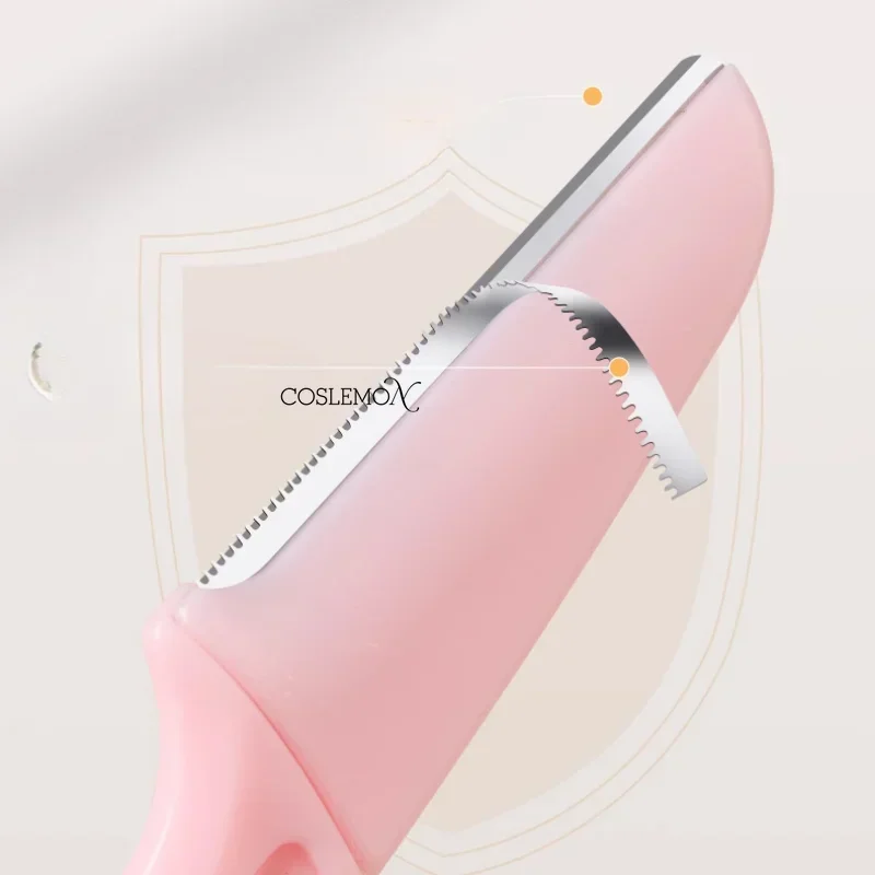 3pcs Fold Eyebrow Trimmer Set with Box  Hair Remover Ladies Face Shaver Anti-Scratch Razor Blade for Women Makeup Cosmetic Tools