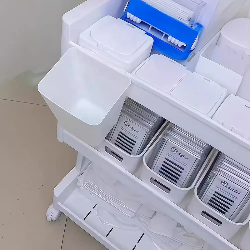Cestino portaoggetti in plastica appeso sul retro della casa cucina bagno Mini organizzatori piccole cose contenitore portatile