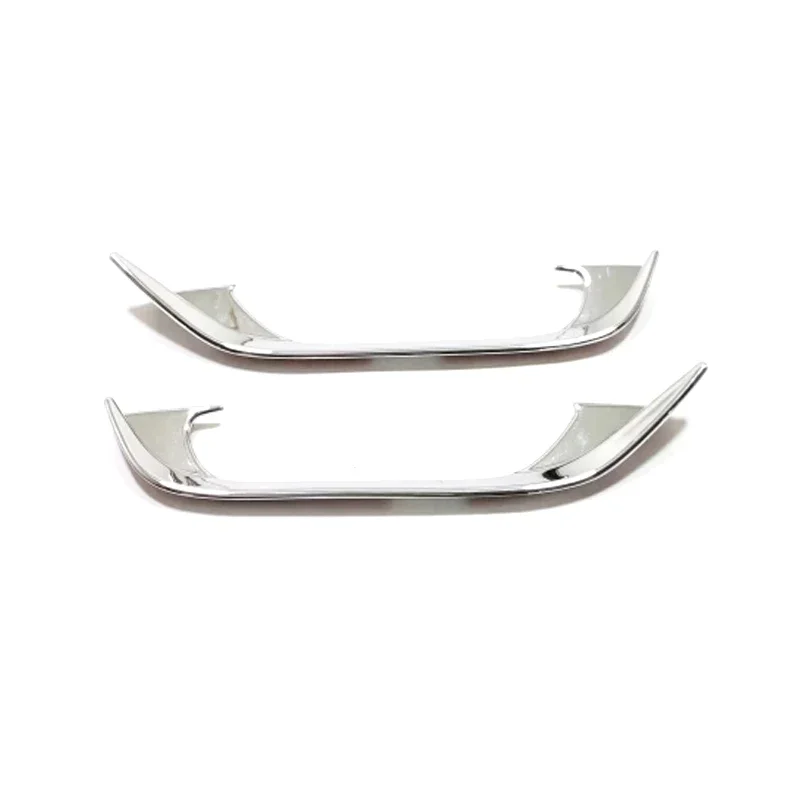 For Nissan Qashqai J12 2022 2023 ABS Chrome Front Rear Foglight Bezel Trims Fog Light Lamp Bumper Protector Cover Accessories