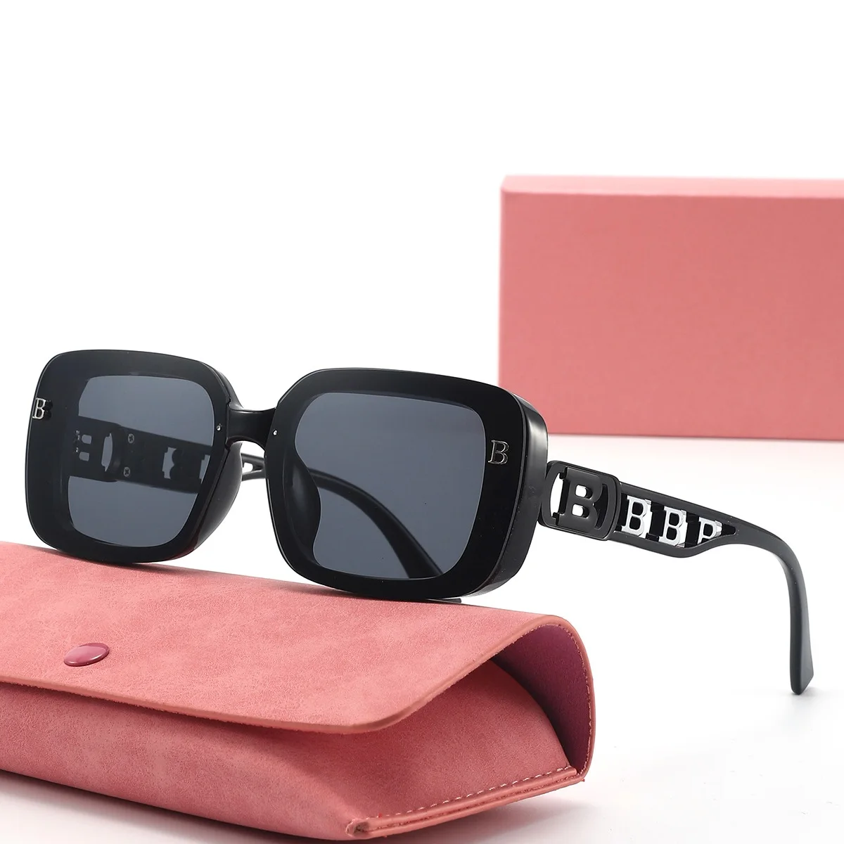 

Новые роскошные брендовые женские солнцезащитные очки, стильные дизайнерские квадратные женские солнцезащитные очки B, модный дизайн, оттенки UV400