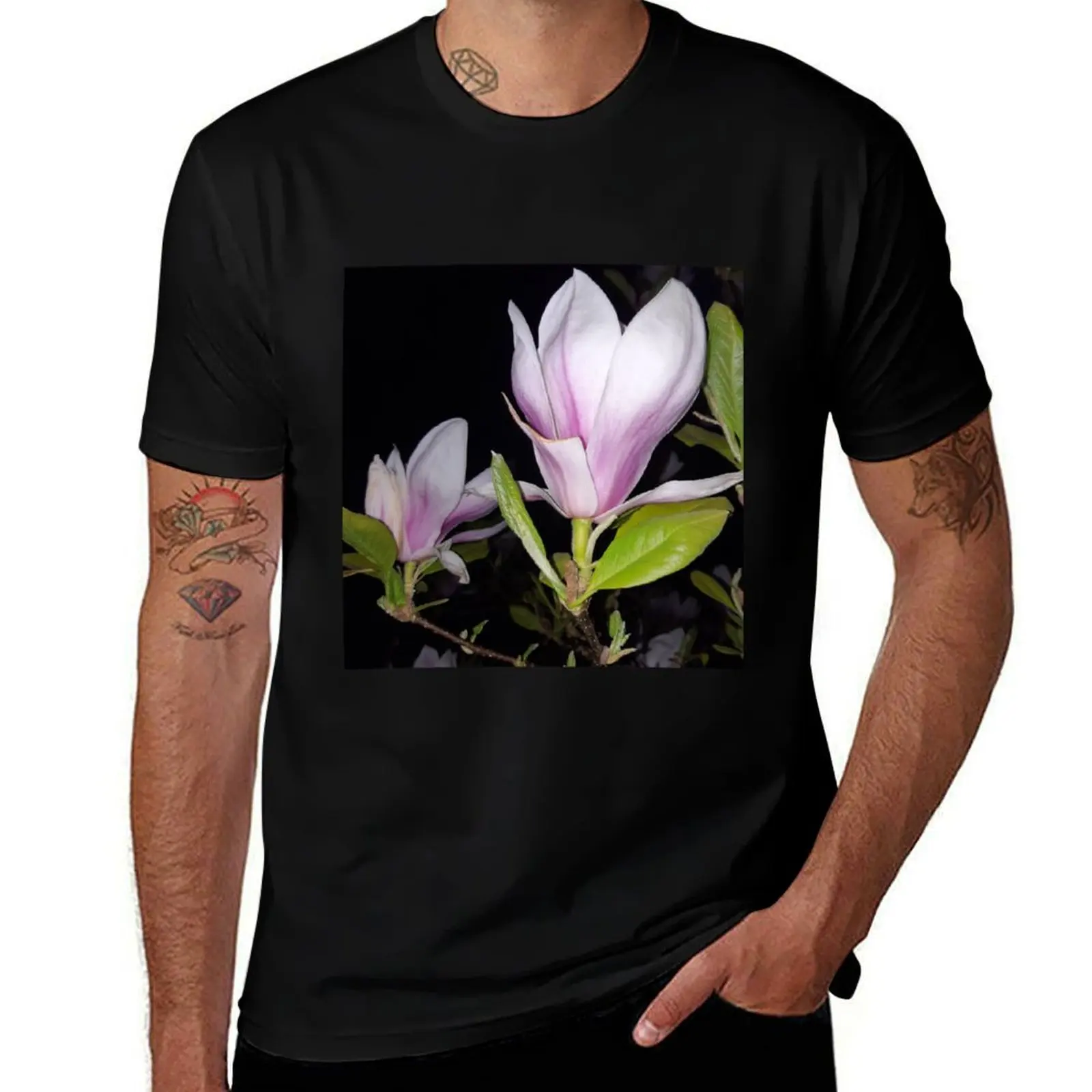 

Футболка Magnolia Night Goblets 2, хлопковые футболки с рисунком, футболка с аниме, мужская футболка